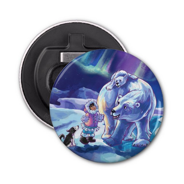 Polar Pals Painting Bottle Opener (Front)