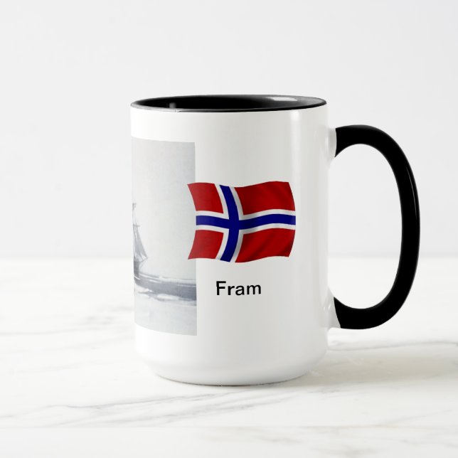 Polar region "Fram" in the ice Mug (Right)
