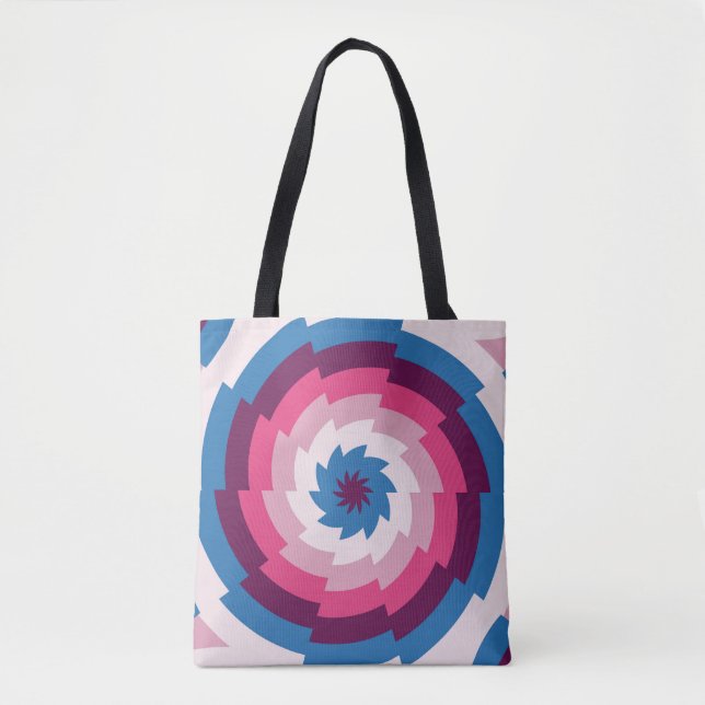 Polar Vortex Kaleidoscope Tote Bag (Front)