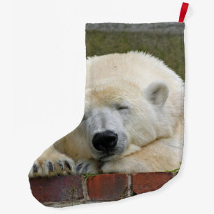 PolarBear20150501 Large Christmas Stocking