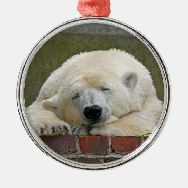 PolarBear20150501 Metal Tree Decoration (Front)