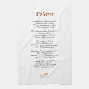 Polaris Poem on Kitchen Towel