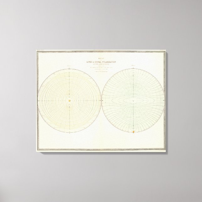 Polarisation atmosphere canvas print (Front)