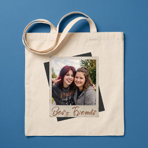 Polaroid Best Friends Photo Template Tote Bag