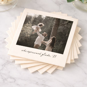 Polaroid Photo Napkins Custom Vintage Retro Art