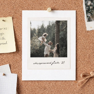 Polaroid Photo Postcard   Custom Vintage Retro Art