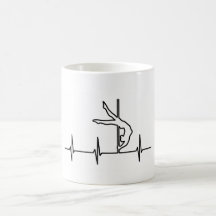 Pole Dance Heartbeat Coffee Mug