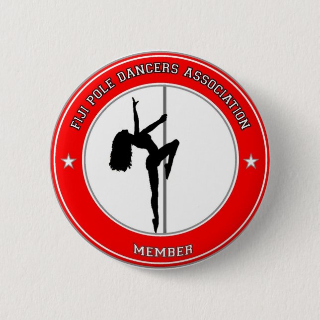 Pole Dancers 6 Cm Round Badge (Front)