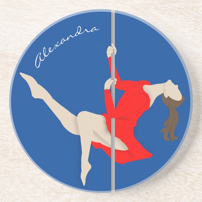 Pole Fitness Coaster (Front)