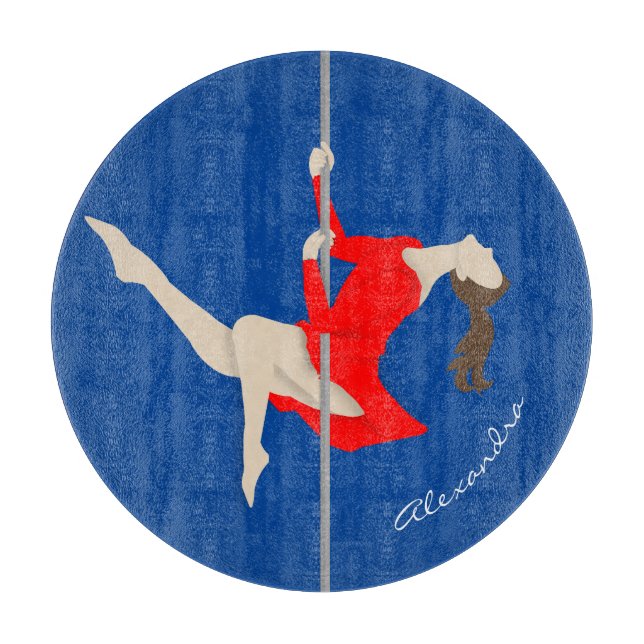 Pole Fitness Cutting Board (Front)