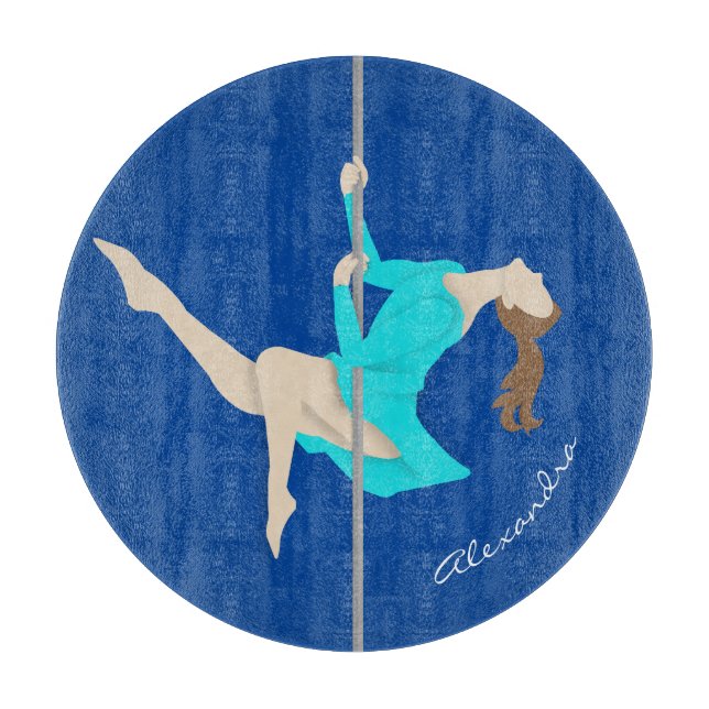 Pole Fitness Cutting Board (Front)