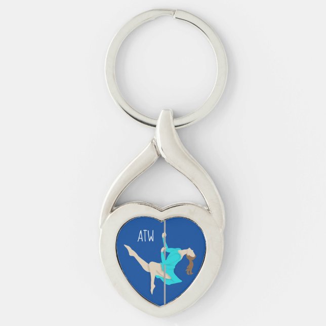 Pole Fitness Key Ring (Front)