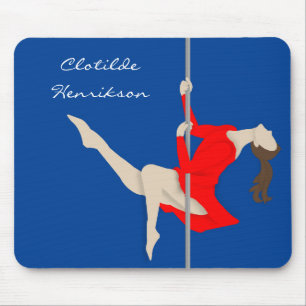 Pole Fitness Mouse Pad