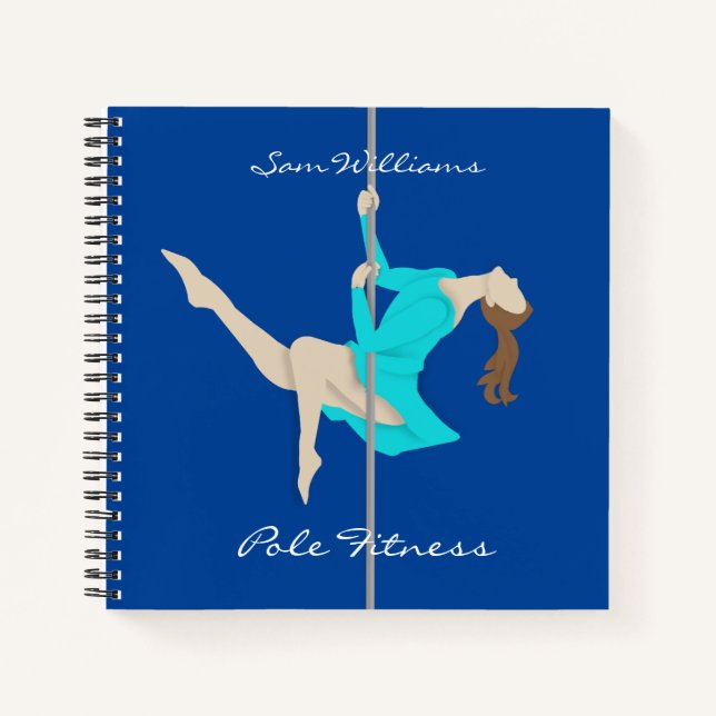 Pole Fitness Notebook (Front)