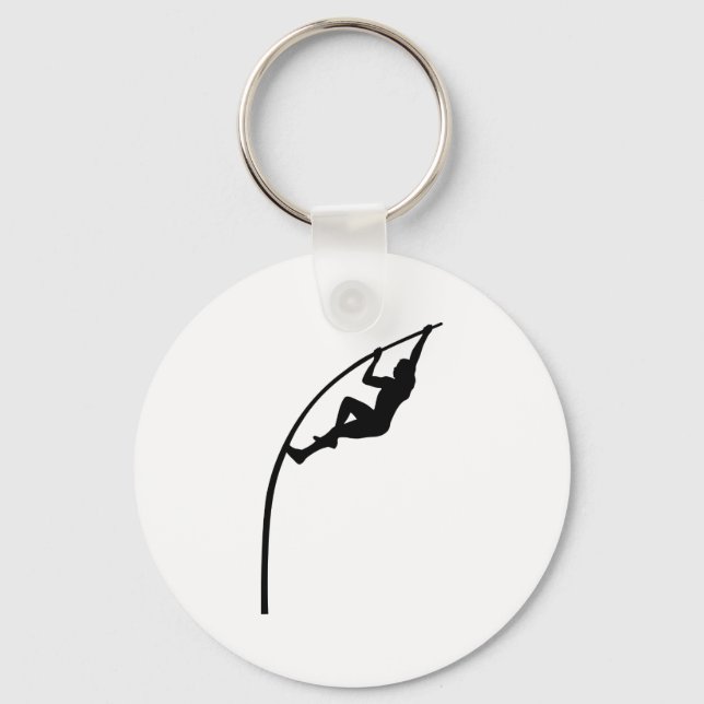 Pole vault athlectics key ring (Front)