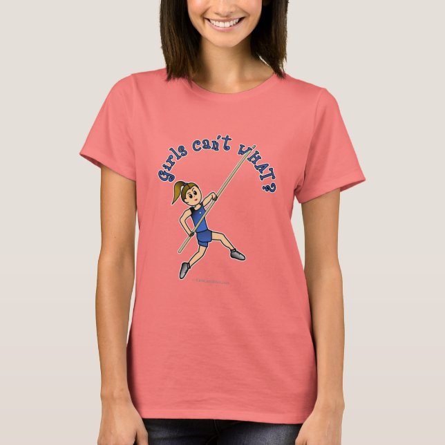 Pole Vault - Blue (Light) T-Shirt (Front)