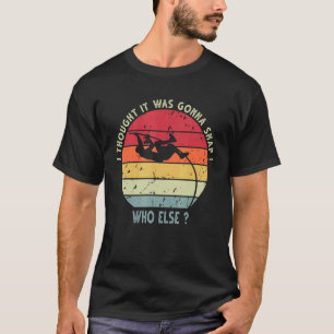 Pole Vault Distressed Vintage Look Pole Vaulting   T-Shirt