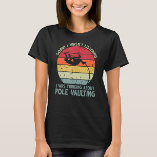 Pole Vault Distressed Vintage Look Pole Vaulting   T-Shirt