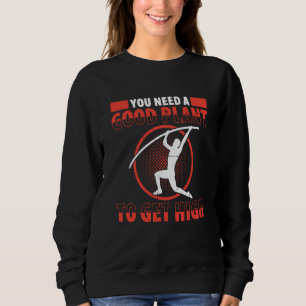 Pole Vault For Athletics Bar High Jumper Track And Sweatshirt