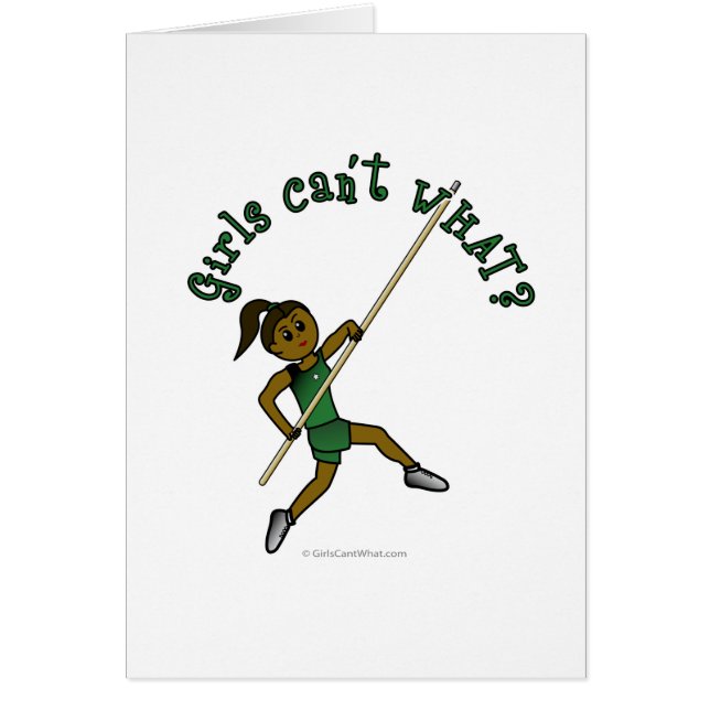 Pole Vault - Green (Dark) (Front)