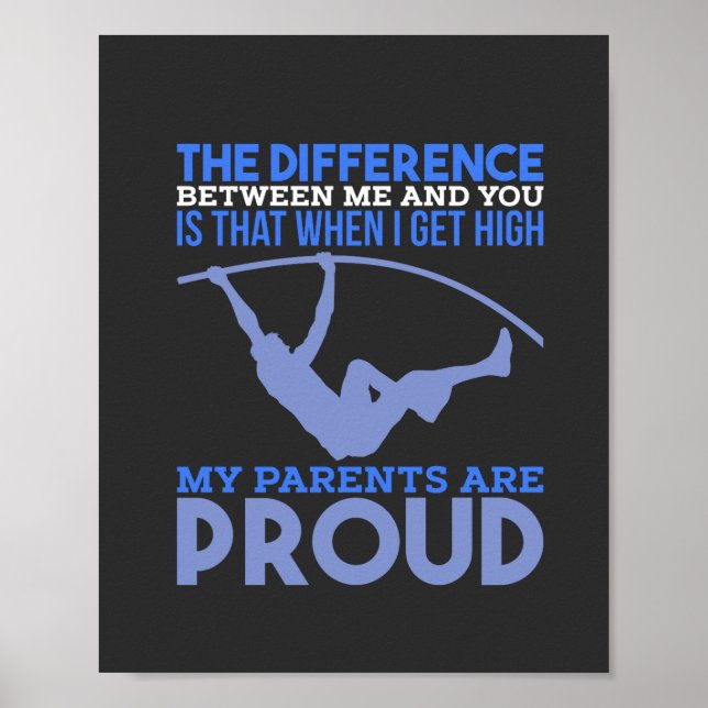 Pole Vault - My Parents Are Proud Poster (Front)