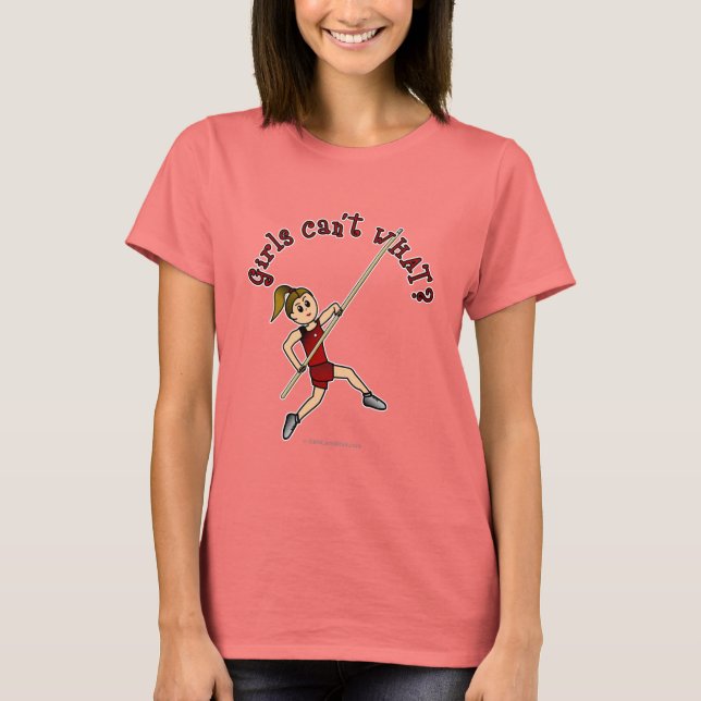 Pole Vault - Red (Light) T-Shirt (Front)