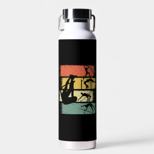 Pole Vault Retro Water Bottle