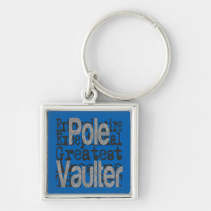 Pole Vaulter Extraordinaire Key Ring