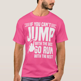Pole Vaulter Spikes Men Pole Vaulting Trackfield P T-Shirt