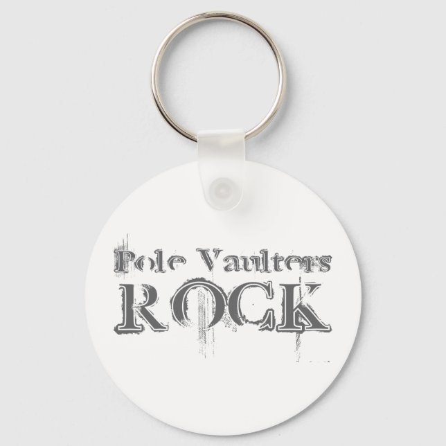 Pole Vaulters Rock Key Ring (Front)