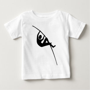 Pole Vaulting - Black Baby T-Shirt