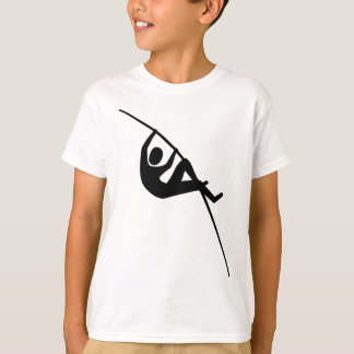 Pole Vaulting - Black T-Shirt