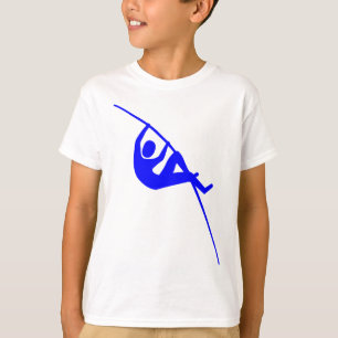 Pole Vaulting - Blue T-Shirt