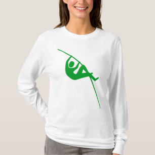 Pole Vaulting - Grass Green T-Shirt
