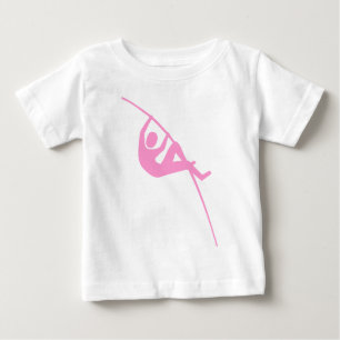 Pole Vaulting - Pink Baby T-Shirt
