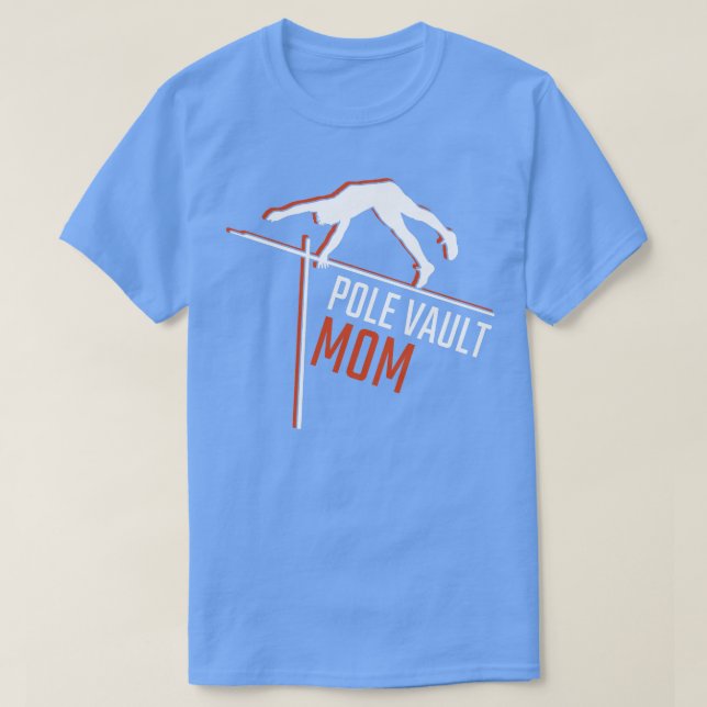 Pole Vaulting Pole Vault Mum T-Shirt (Design Front)