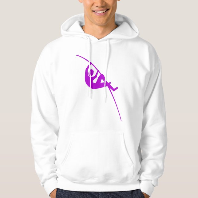Pole Vaulting - Purple Hoodie (Front)