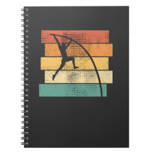 Pole Vaulting Retro Notebook