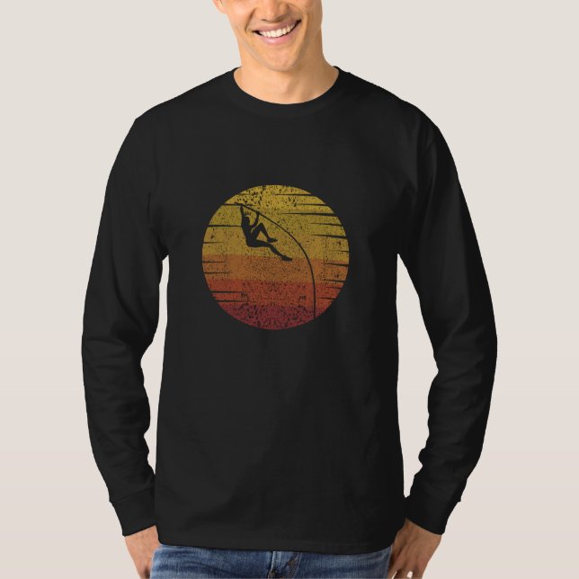 Pole Vaulting Retro T-Shirt (Front)