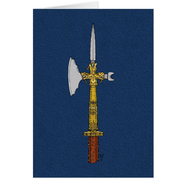 Poleaxe of Edward IV Greeting Card (Front)