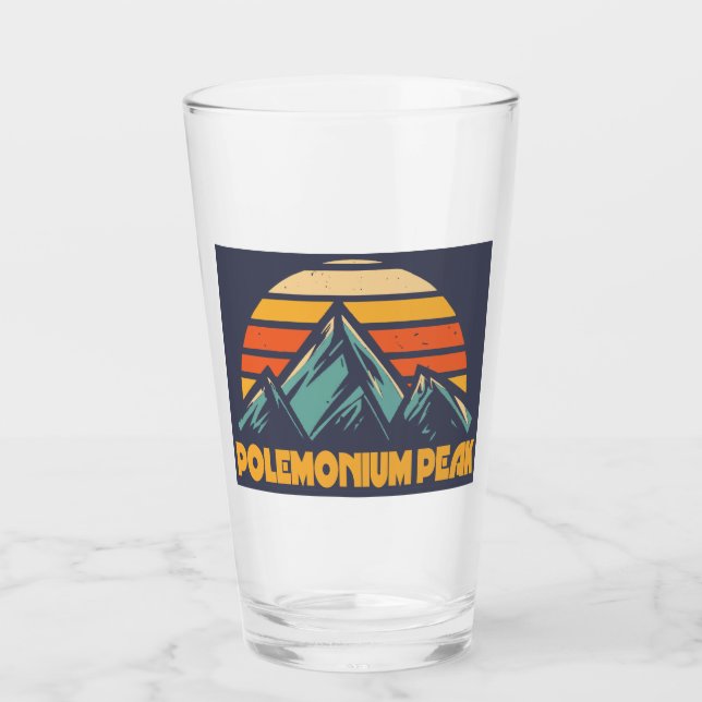 Polemonium Peak California Retro Turquoise Glass (Front)