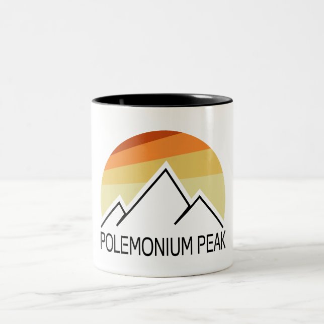 Polemonium Peak California Retro Two-Tone Coffee Mug (Center)