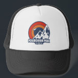 Polemonium Peak California Sun Eagle Trucker Hat<br><div class="desc">Polemonium Peak is a rugged 14, 000-foot mountain in California’s Sierra Nevada,  known for its alpine position between North Palisade and Mount Sill and for difficult climbing routes.</div>