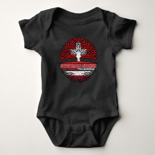 Polen Polnisch Schweizer Schweiz Baum Wurzel Baby Bodysuit