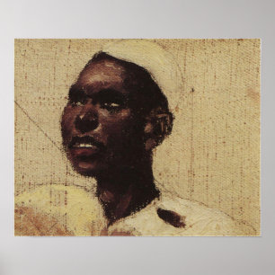 Polenov - The Head Of Nubian Man Poster