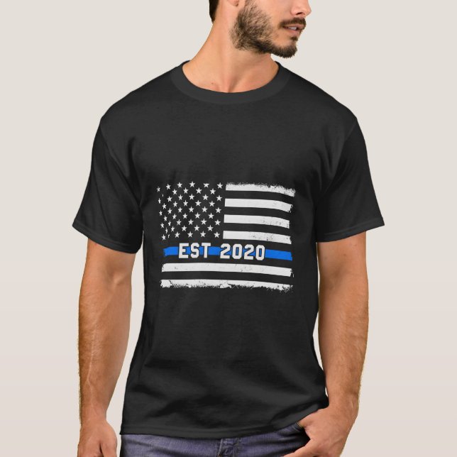 Police Academy 2020 Graduate Shirt For Men Graduat (Front)