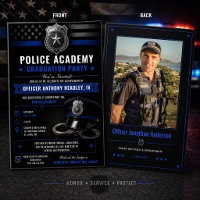 Police Academy Graduate Thin Blue Line |