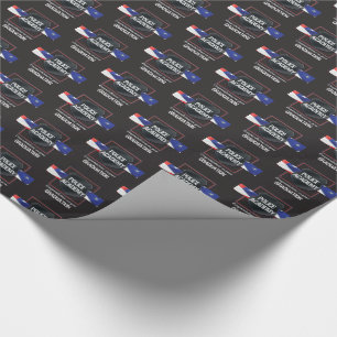 Police Academy Graduation, Congratulations Wrapping Paper