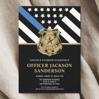 Police Academy Graduation Law Enforcement Flag