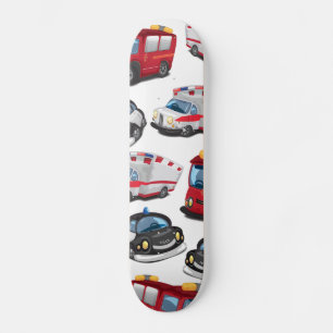 Police, Ambulance and Fire Service transport Skateboard